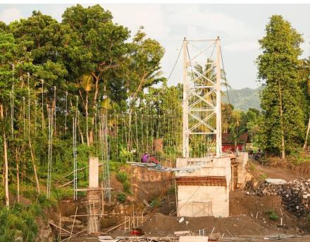 PEMBANGUNAN JEMBATAN SUNGAPAN -PRANTI DESA SRIHARDONO